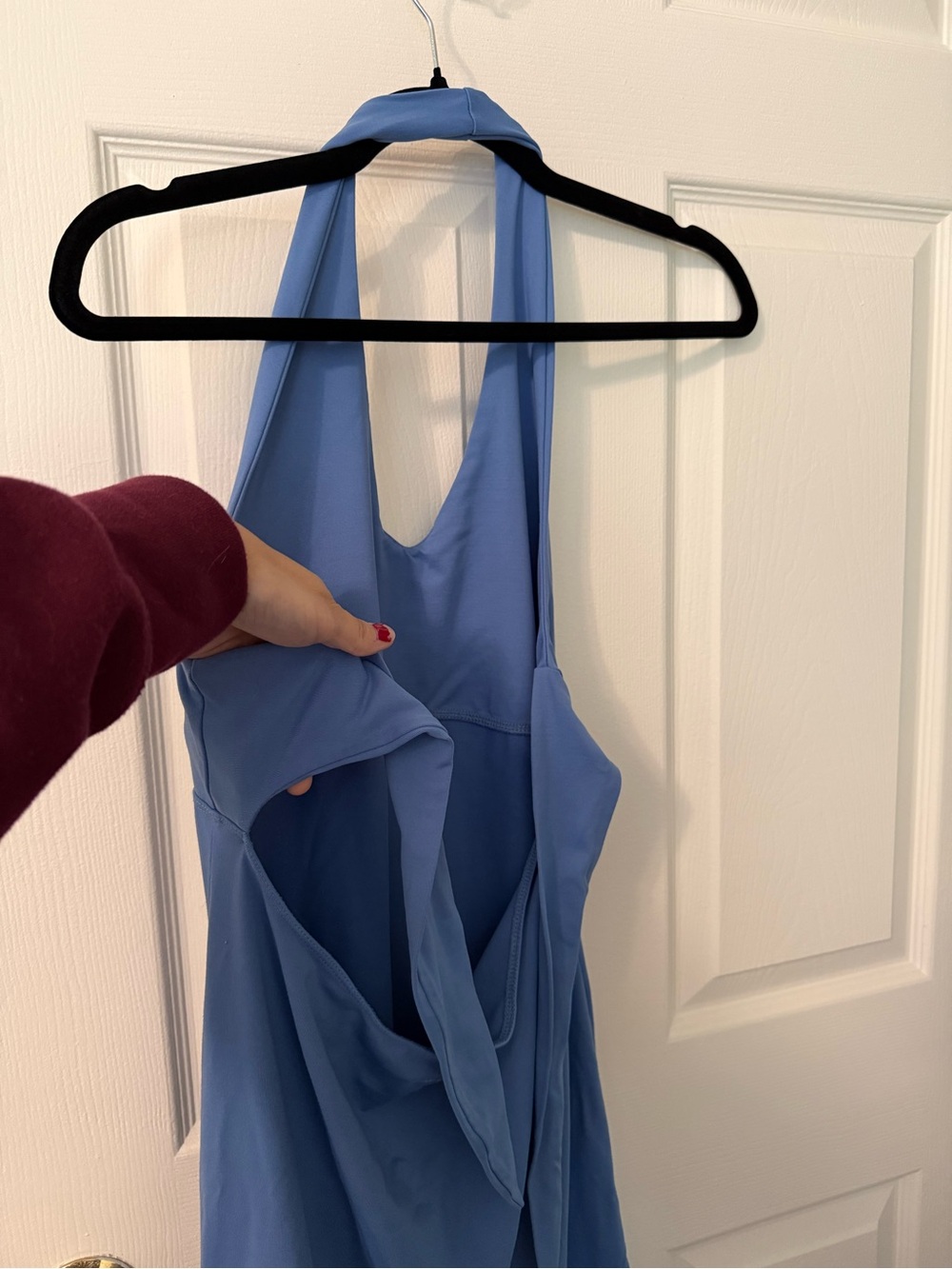 Patagonia Sky Blue Halter Dress - Picture 3 of 5